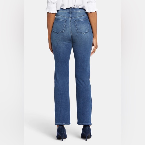 NYDJ Bailey Relaxed Straight Jeans in Bluewell - Picture 6 of 7
